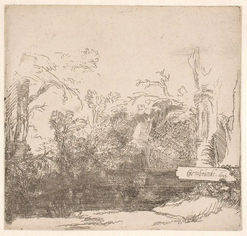 Bådehuset by Rembrandt van Rijn