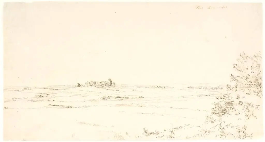 Landskab ved Føns på Nordvestfyn by Dankvart Dreyer