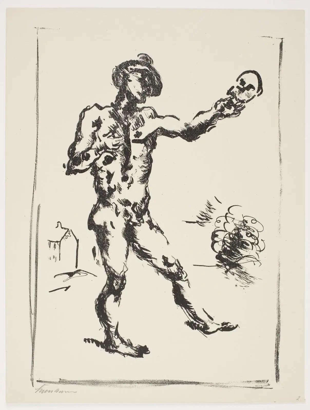 Stående figur by Vilhelm Lundstrøm