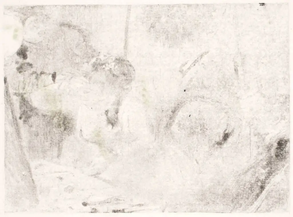 L'intime by Edgar Degas