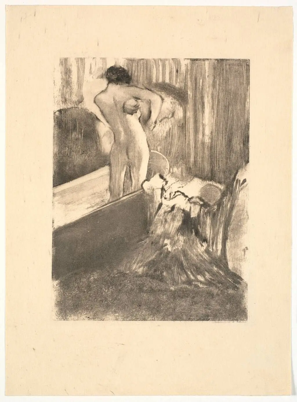 Badet by Edgar Degas