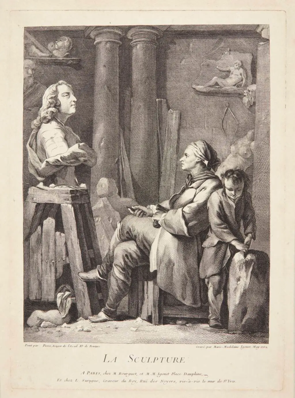 Skulpturen (La Sculpture) by Marie Madeline Igonet