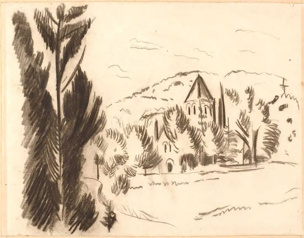 Kirken i Vers by André Derain