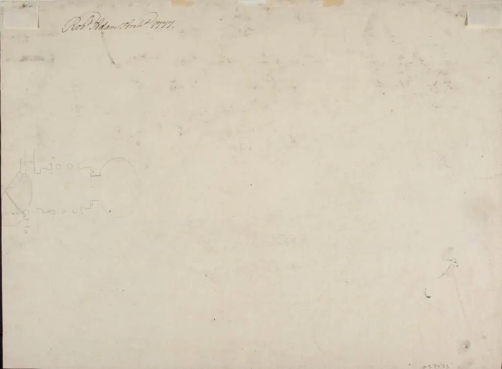 Rids af grundplan by Robert Adam