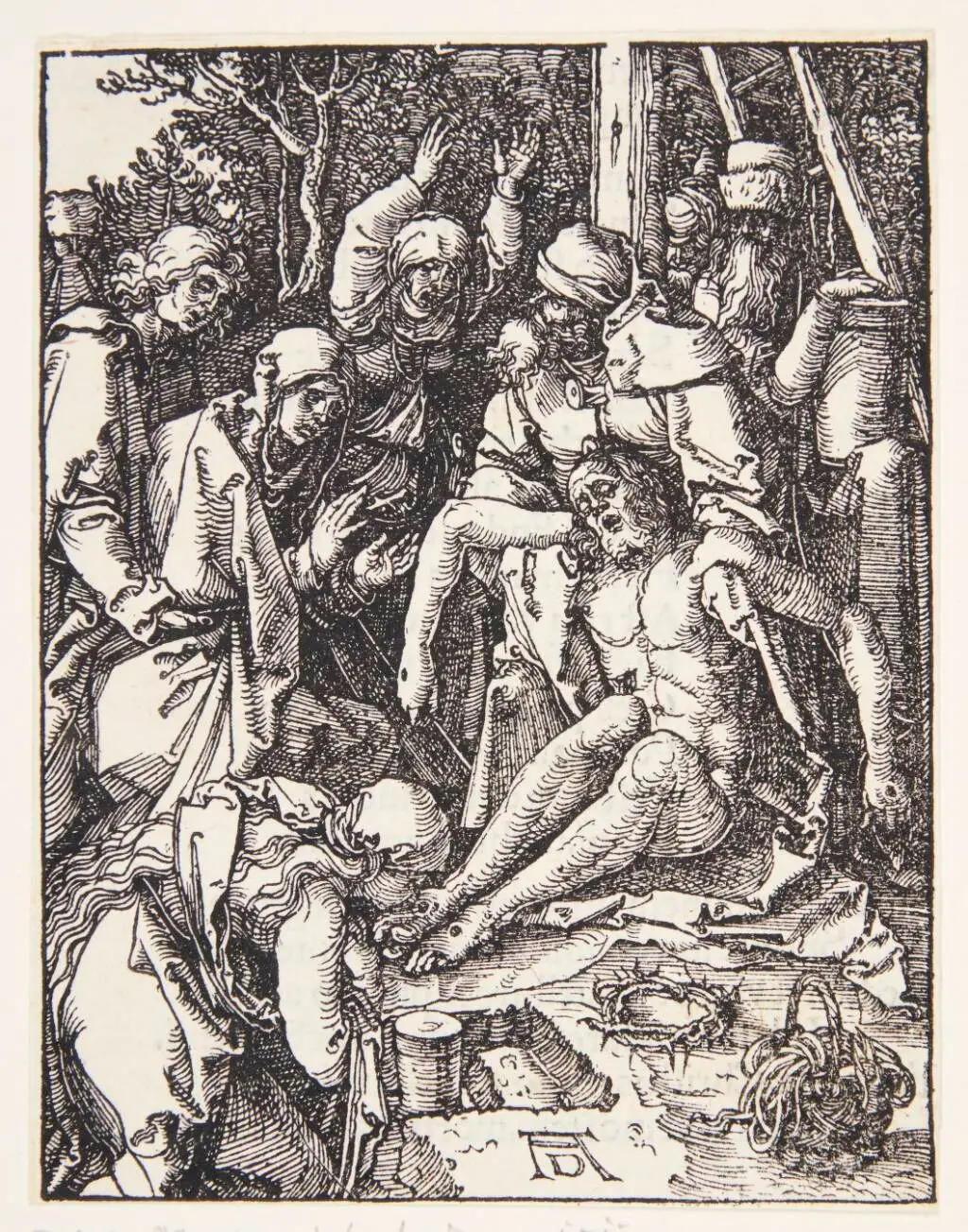 Begrædelsen by Albrecht Dürer