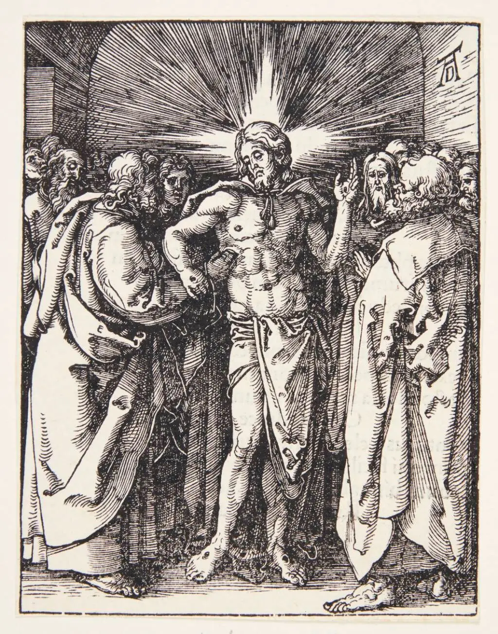 Den vantro Thomas by Albrecht Dürer