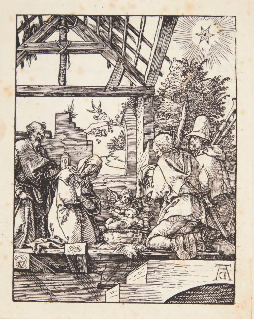 Kristi fødsel by Albrecht Dürer