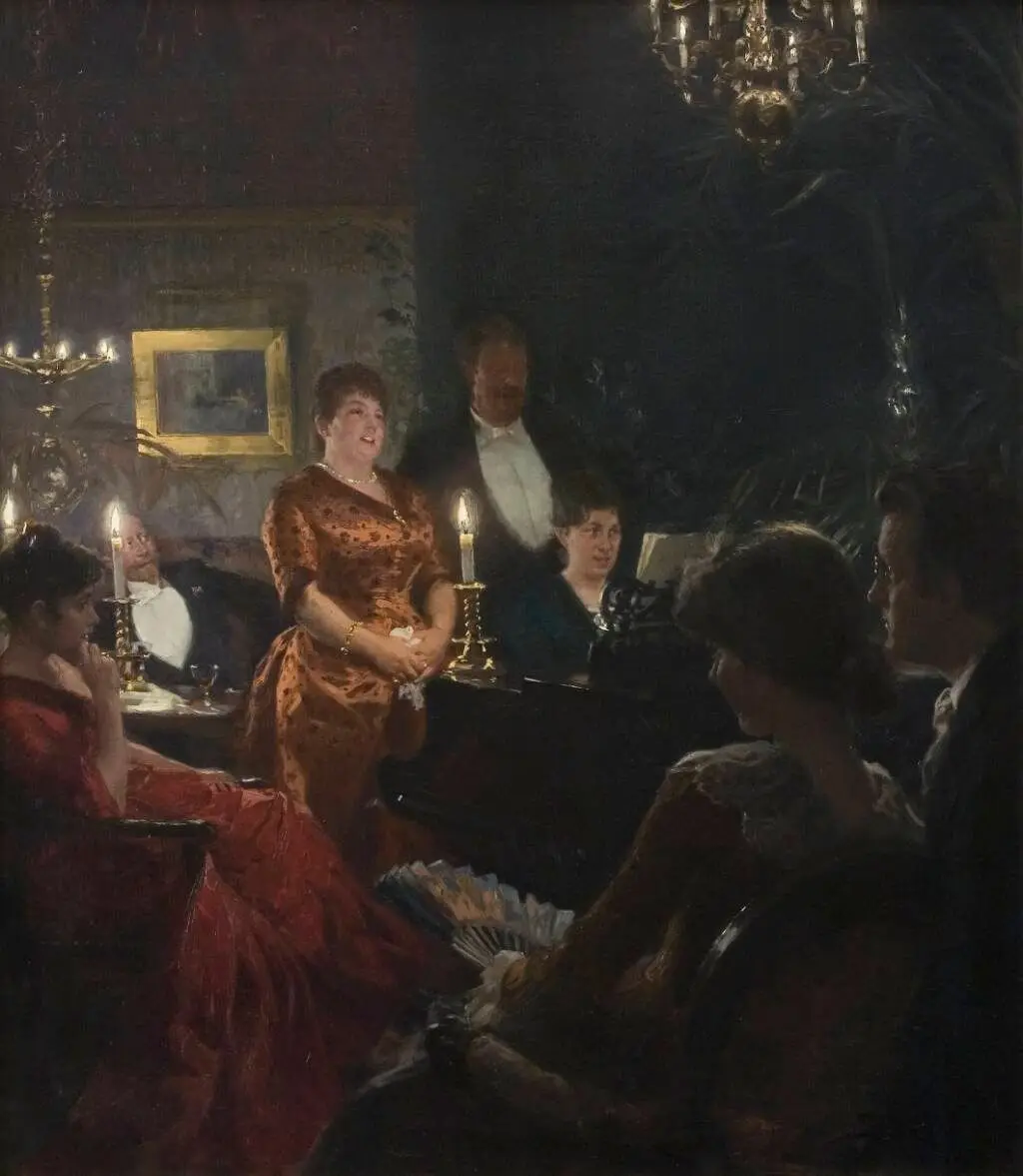 En duet by P.S. Krøyer