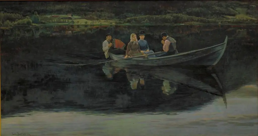 Skt. Hansaften i Norge by Christian Skredsvig