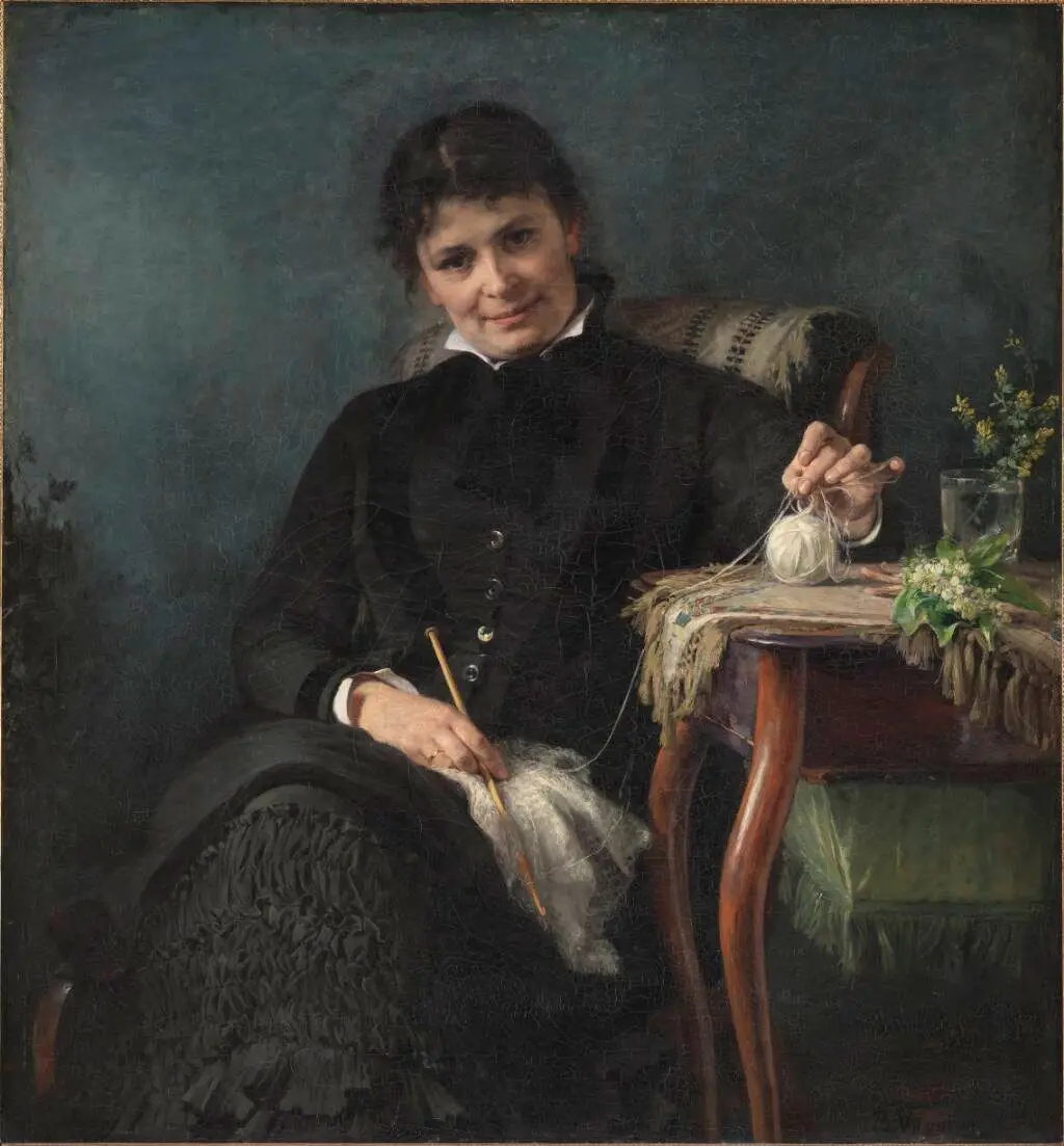 Anna Seekamp. Kunstnerens søster by Bertha Wegmann