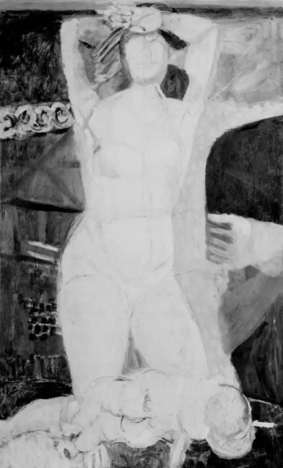 Composition, mère et enfant by Bruno Cassinari