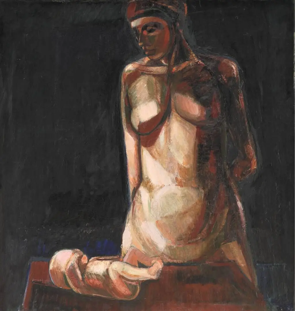 Moder og barn by Niels Østergaard