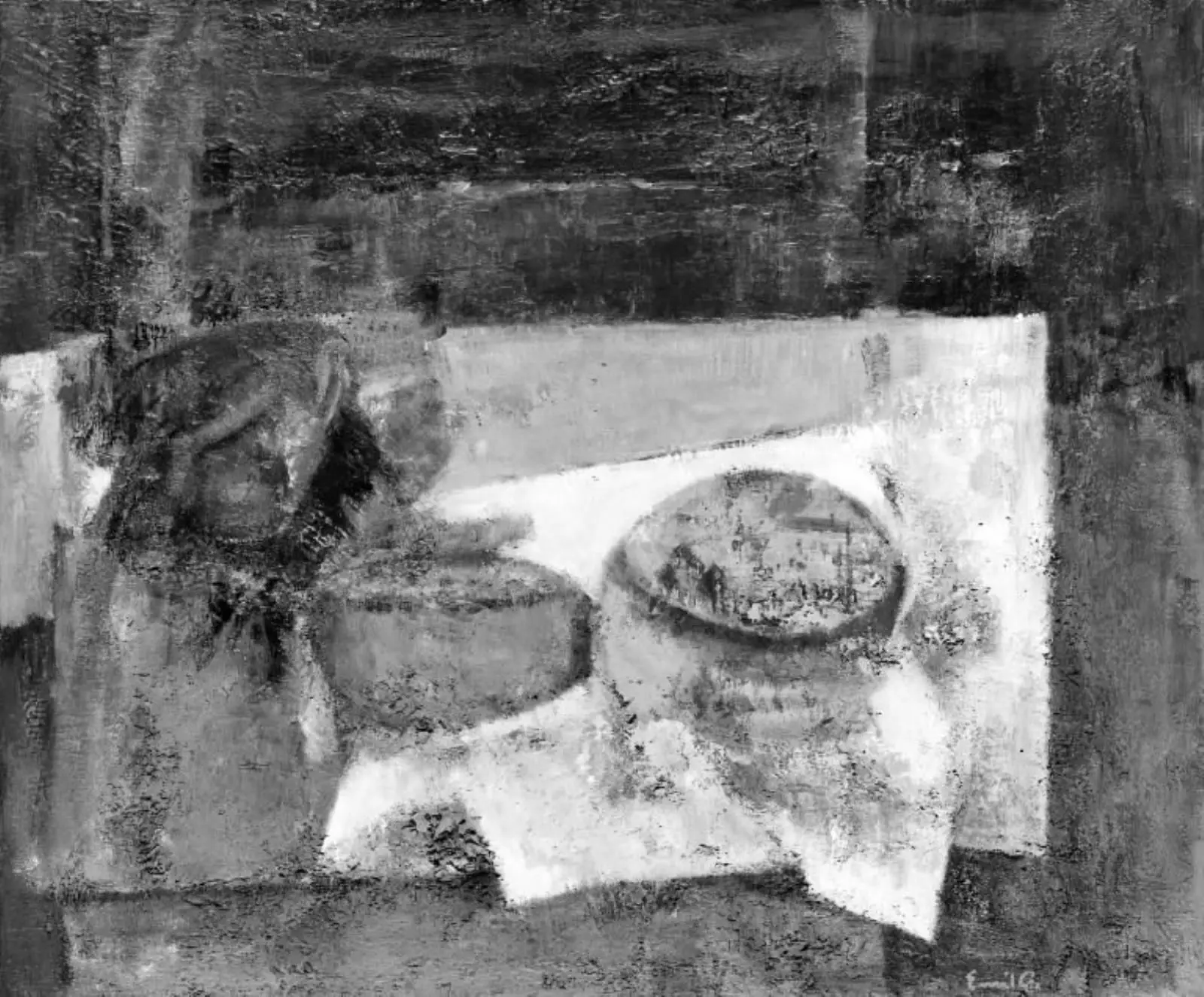 Rød opstilling by Emil Gregersen