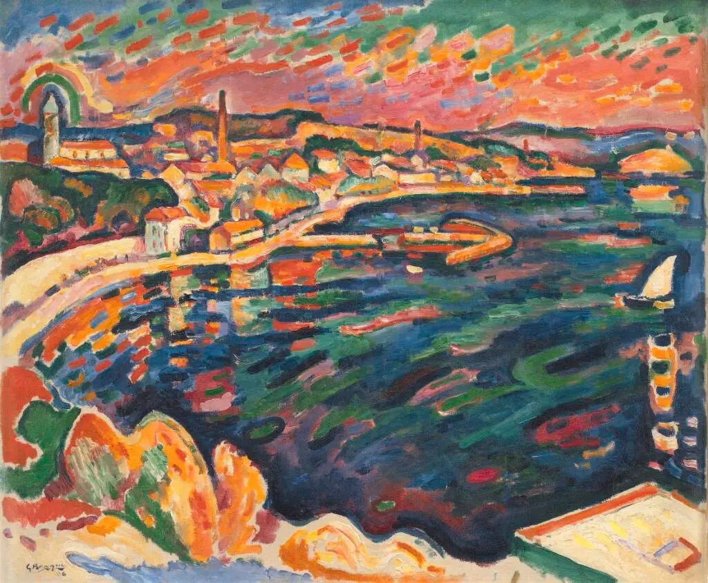 Havnen ved l'Estaque by Georges Braque