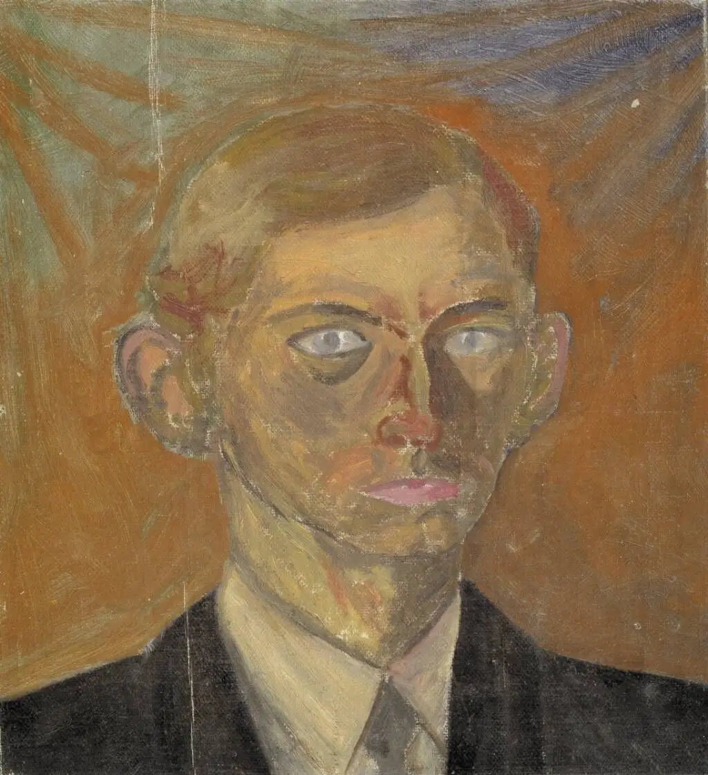 Selvportræt by Richard Mortensen