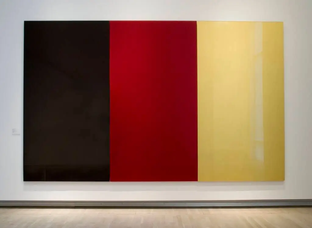Schwarz, Rot, Gold by Gerhard Richter