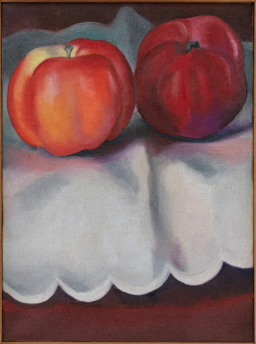 To æbler by Georgia O'Keeffe