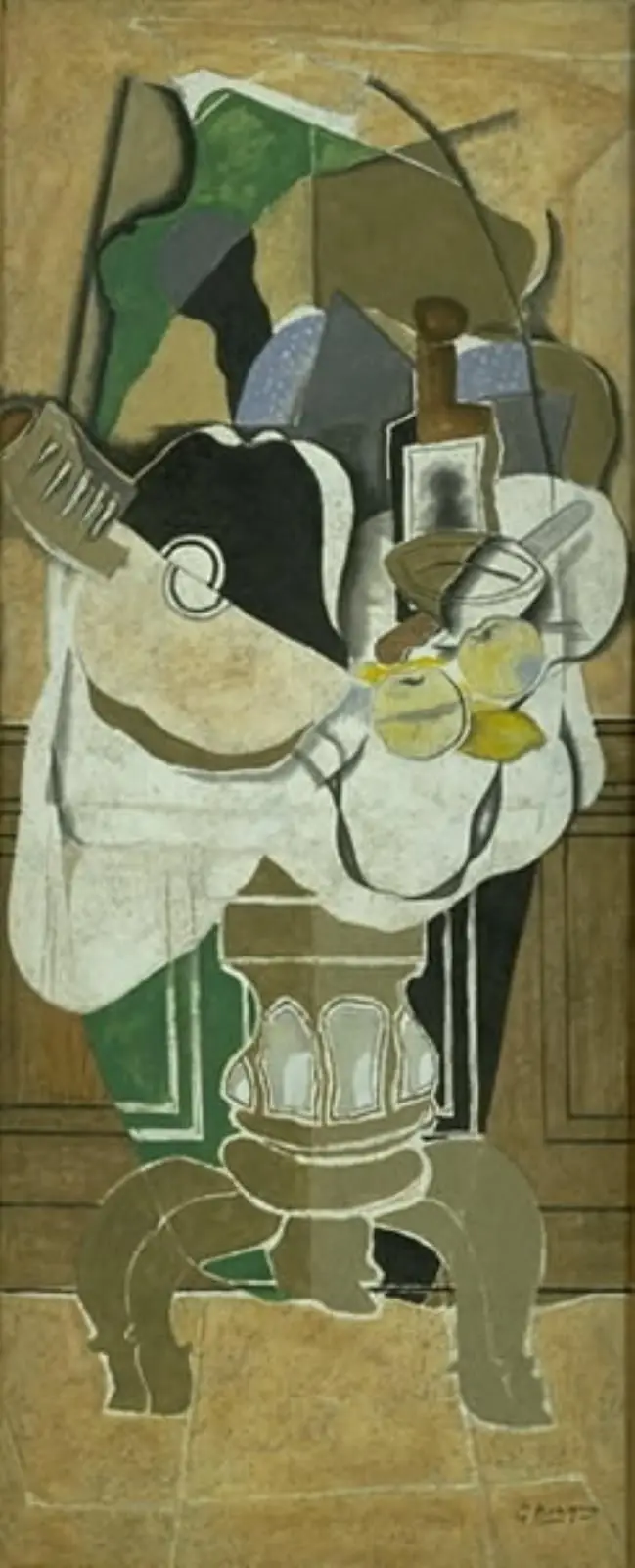 Guéridon. Bord med opstilling by Georges Braque