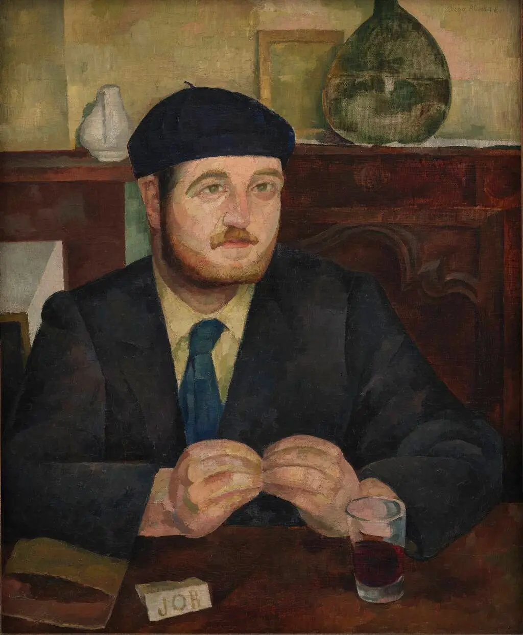 Den franske billedhugger Paul Cornet (1892-1977) by Diego Maria Rivera