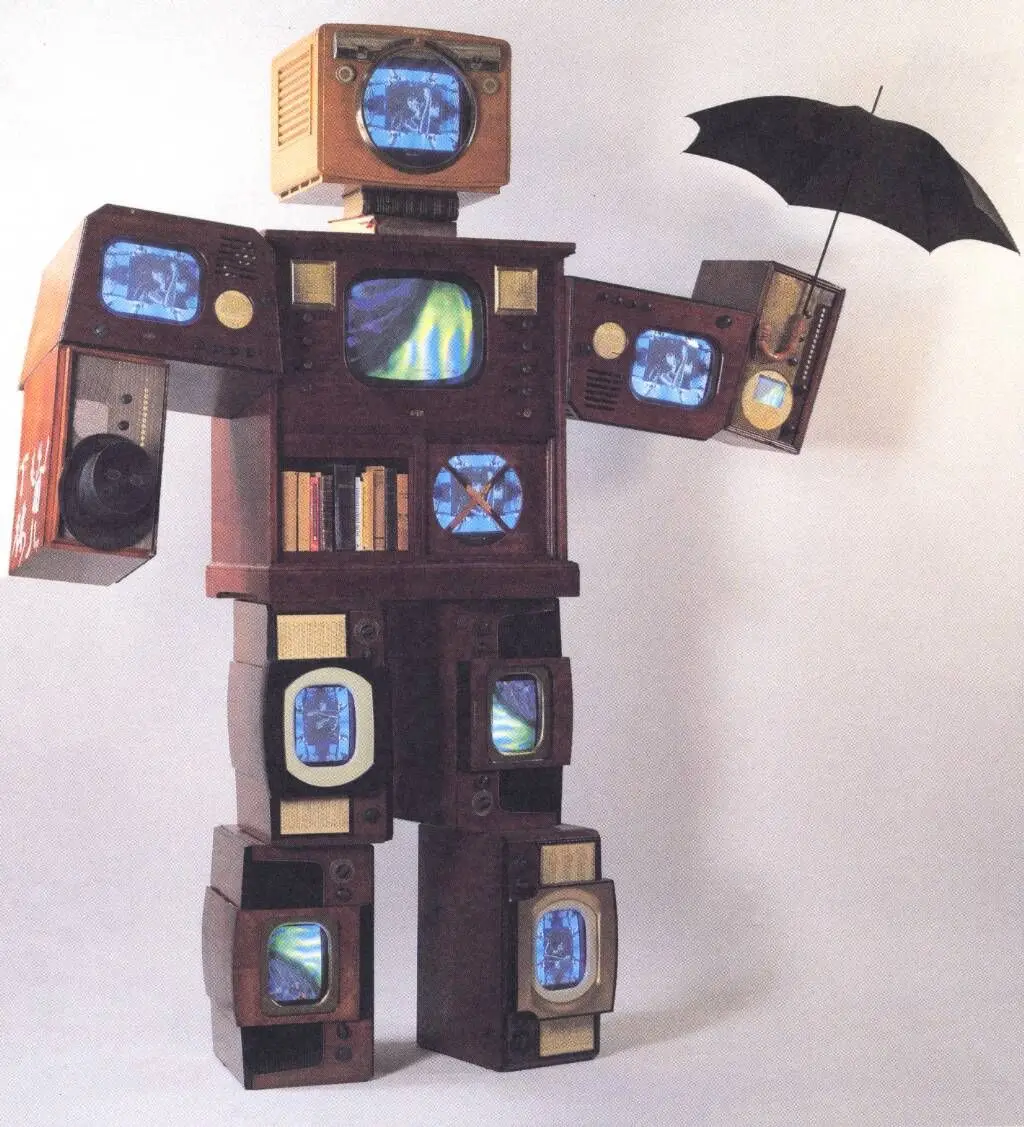 Søren Kierkegaard Robot by Nam June Paik
