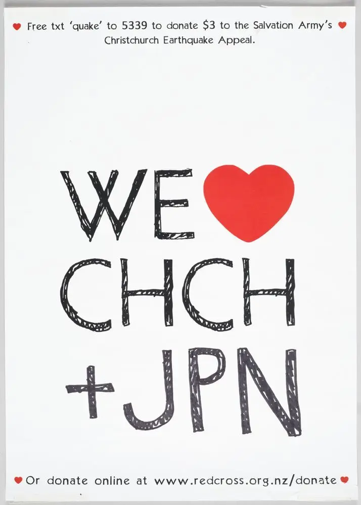 Poster, 'We Love CHCH + JPN' by Chantelle Cole