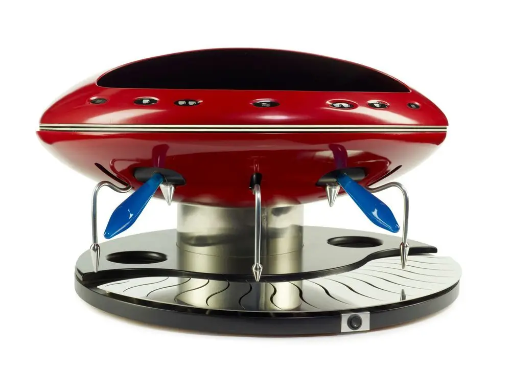 "UFO" prototype espresso machine by Andrew Rowe
