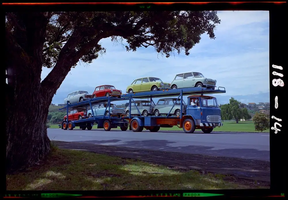 Car carrier truck by Steve Rumsey