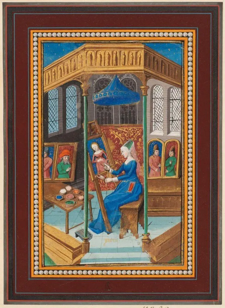 Miniature from Boccaccio's On Famous Women by Maître François