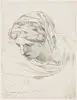 Study of a female head by David