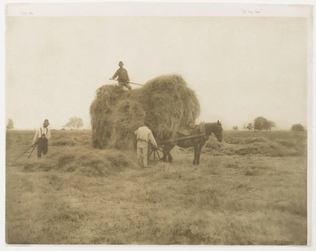 The Hay Cart by Emerson Peter Henry