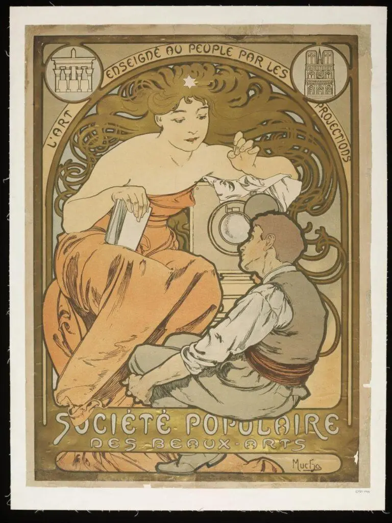 Société Populaire des Beaux-Arts by Mucha, Alphonse