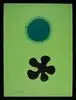 Green ground-black form by Adolph Gottlieb