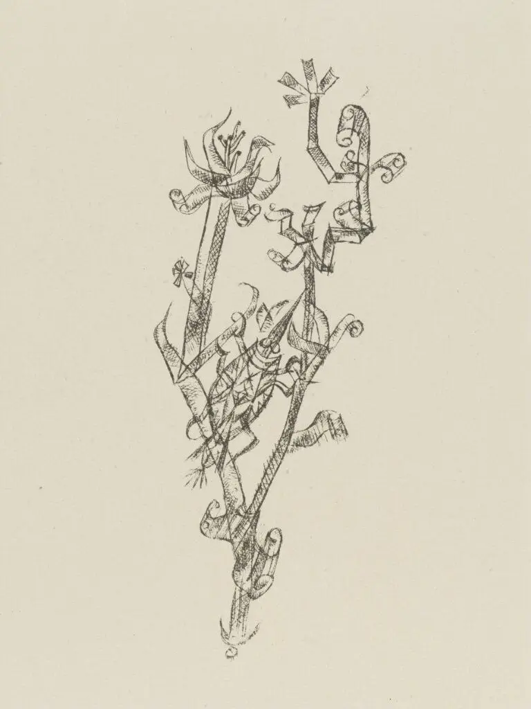 Riesenblattlaus by Paul Klee