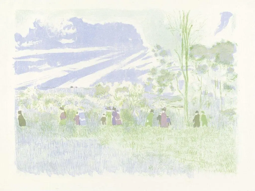 Across the Fields by vuillard