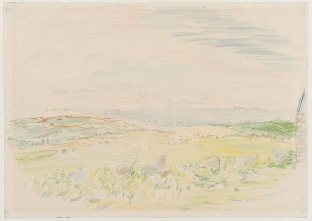 Landscape by Oskar Kokoschka