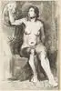 Study of a female nude by Reynolds, Alan Munro
