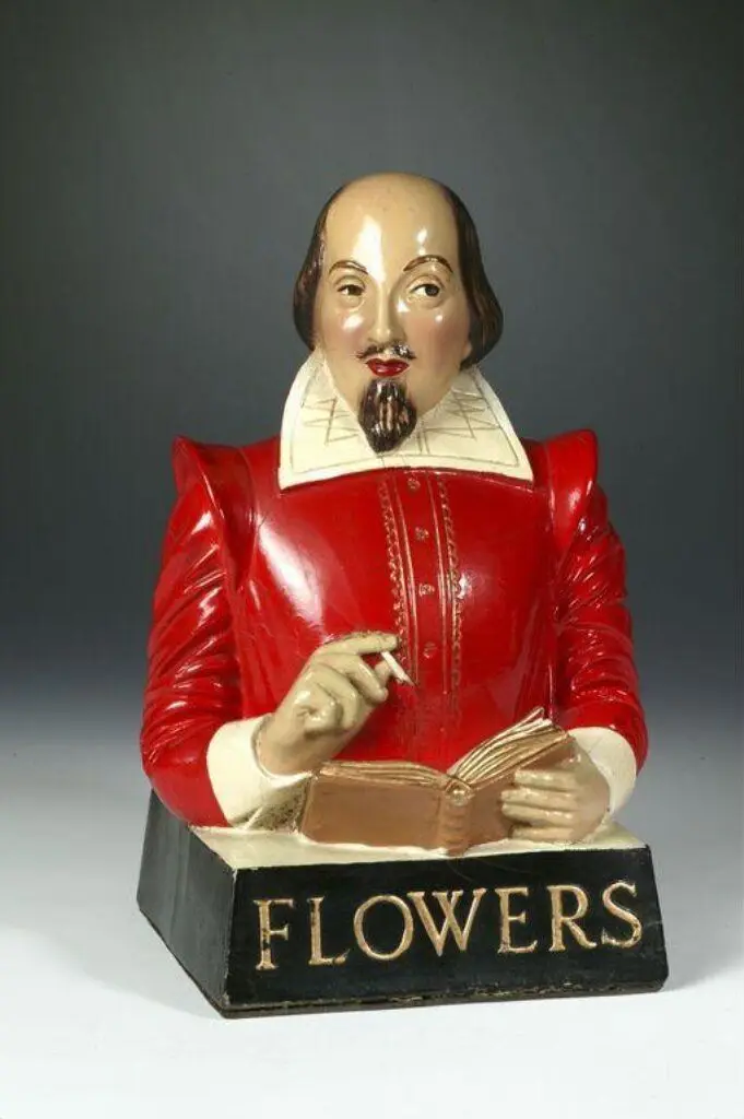 Bust of Shakespeare, produced to advertise Flowers Ales by Unknown