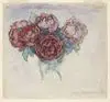 Roses in a vase by Mondrian, Piet