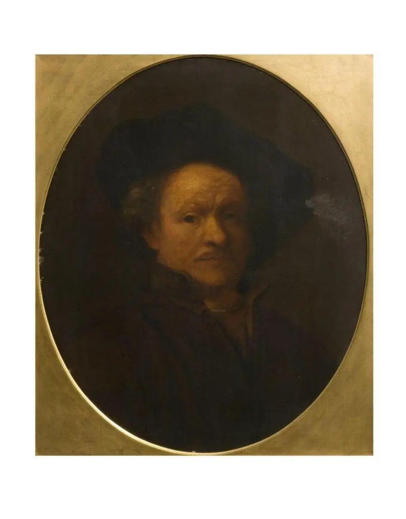 Copy of Rembrandt's 1660 Self Portrait by Rembrandt van Rijn