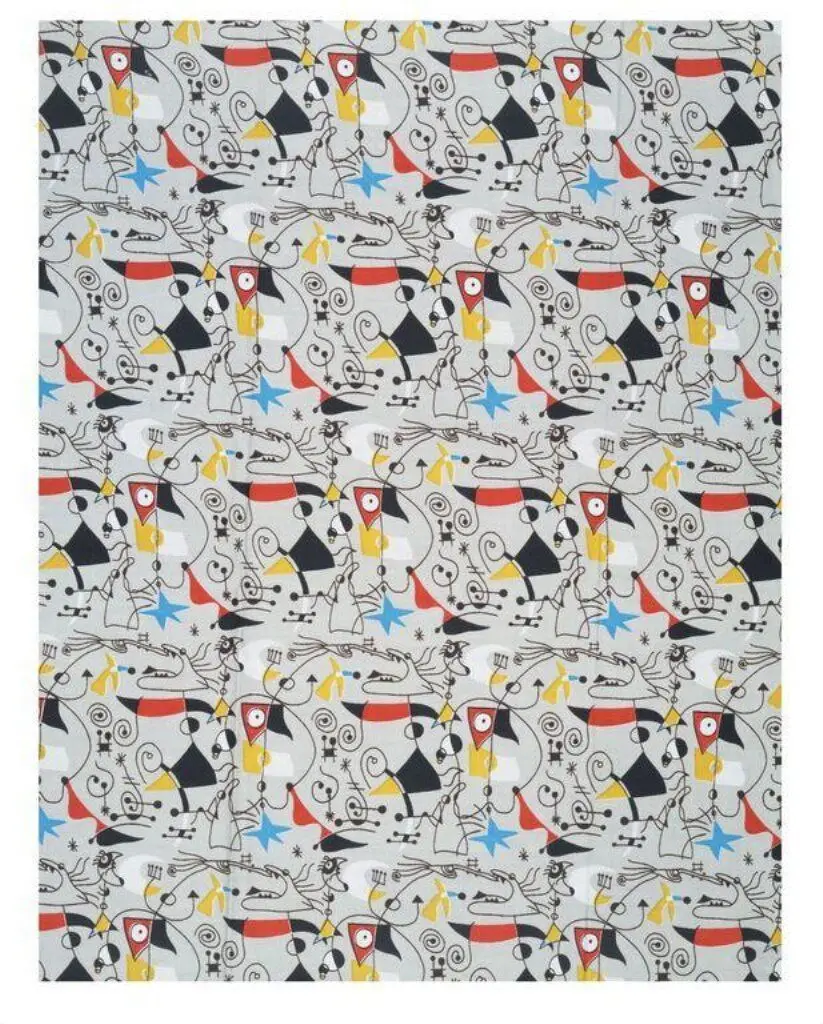 Woman and Birds by Joan Miro