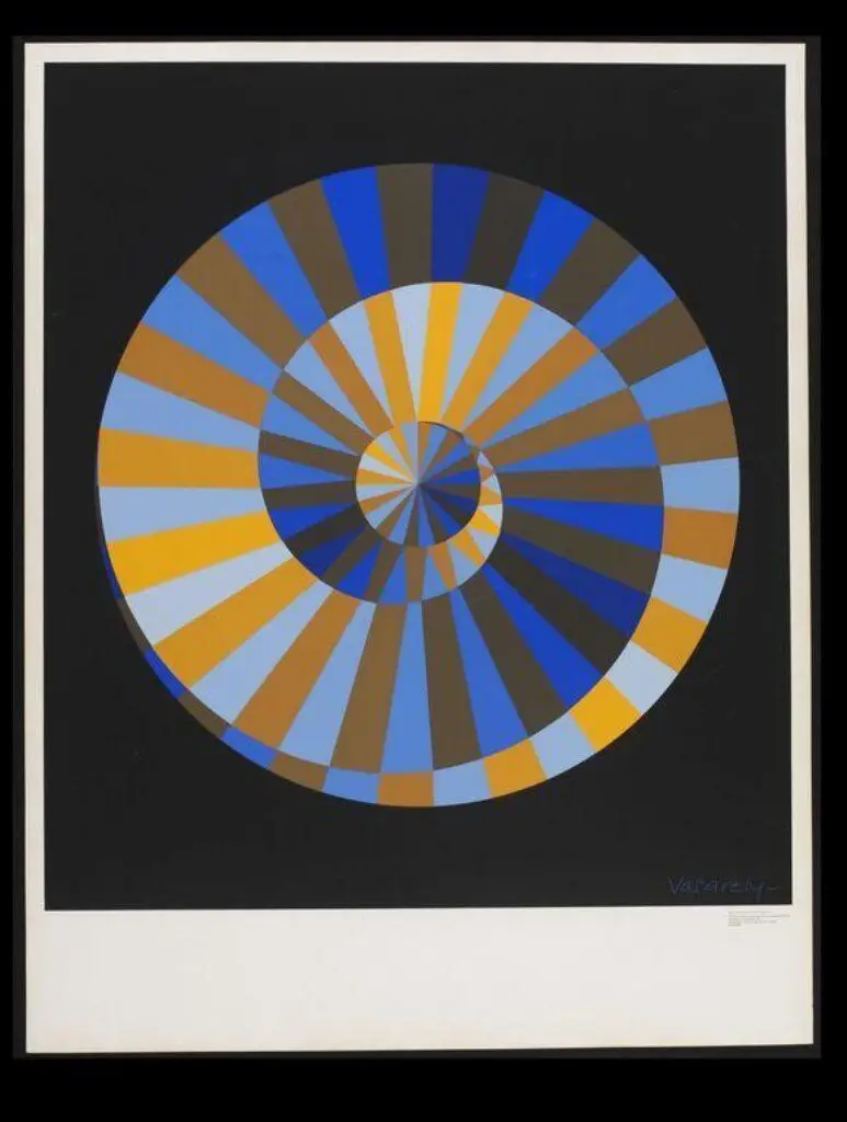 Sonne und Himmel [Sun and Sky] by Vasarely, Victor