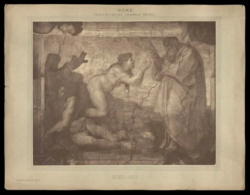 Michel-Ange, Palais du Vatican [Chapelle Sixtine], Rome by Braun, Adolphe