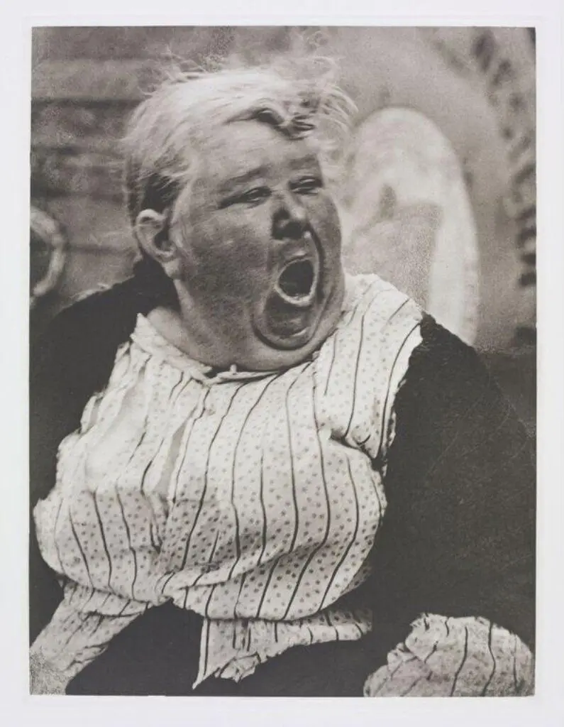 Yawning Woman, New York by Strand, Paul