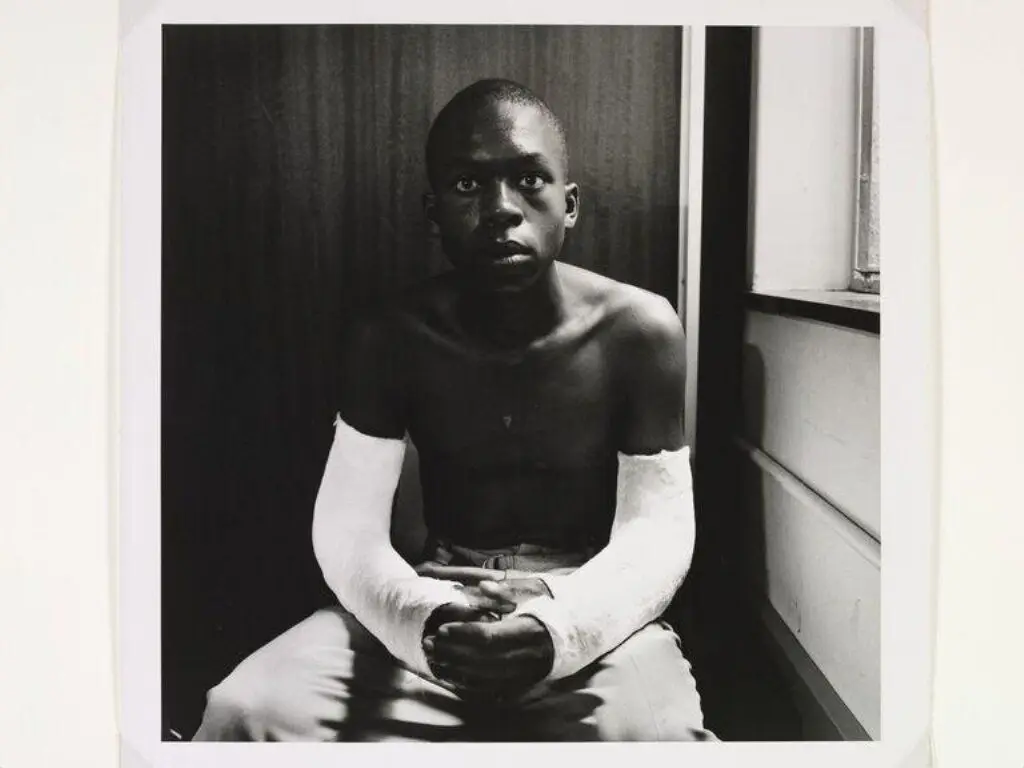 Fifteen year old youth after release from detention by David Goldblatt