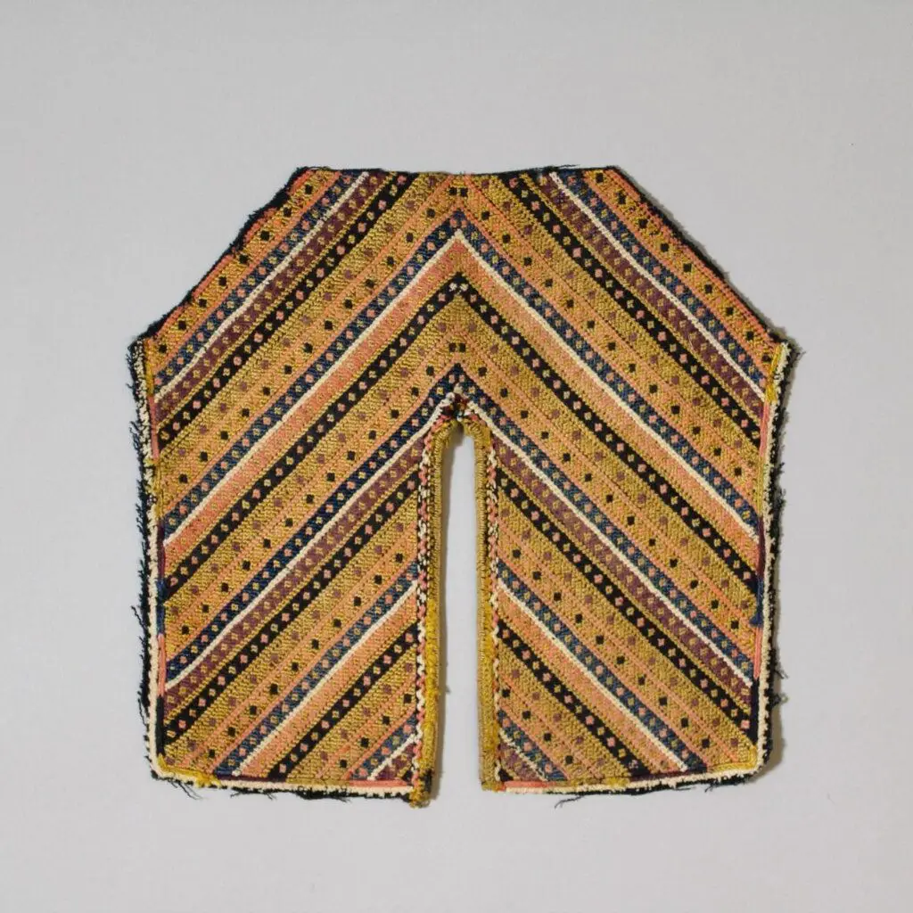 Embroidered panel by Unknown