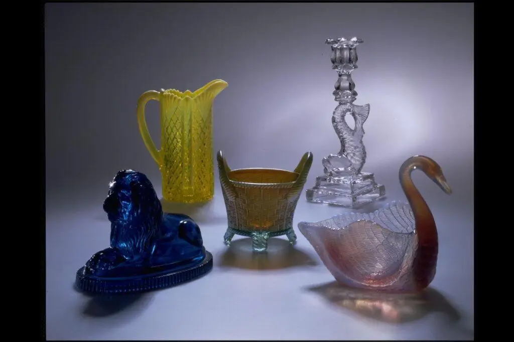 Basketweave pattern by Northwood Glass Company