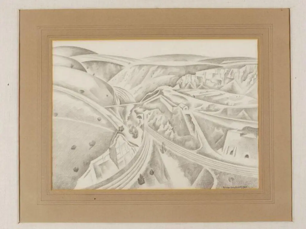 Chee Dale, Derbyshire by Wadsworth, Edward