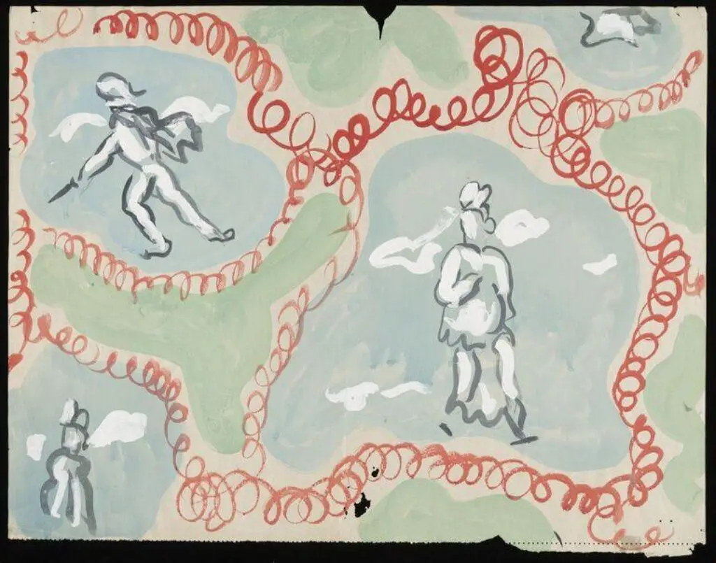 Design for textile by Grant, Duncan