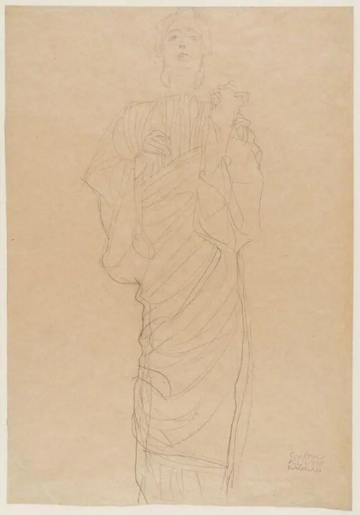 Study for the figure of Hygieia by Klimt