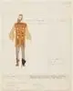 Costume design for Kent in 'King Lear' by Isamu Noguchi